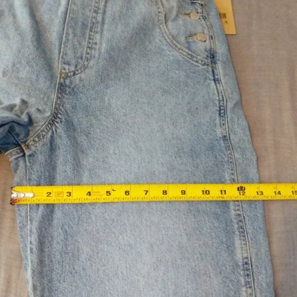 Levi's Loose Fit Overalls Light Wash Denim Jean Pants Jumpsuit - Picture 15 of 16